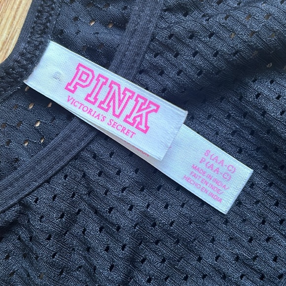 PINK High-neck Keyhole Bralette - Picture 3 of 5